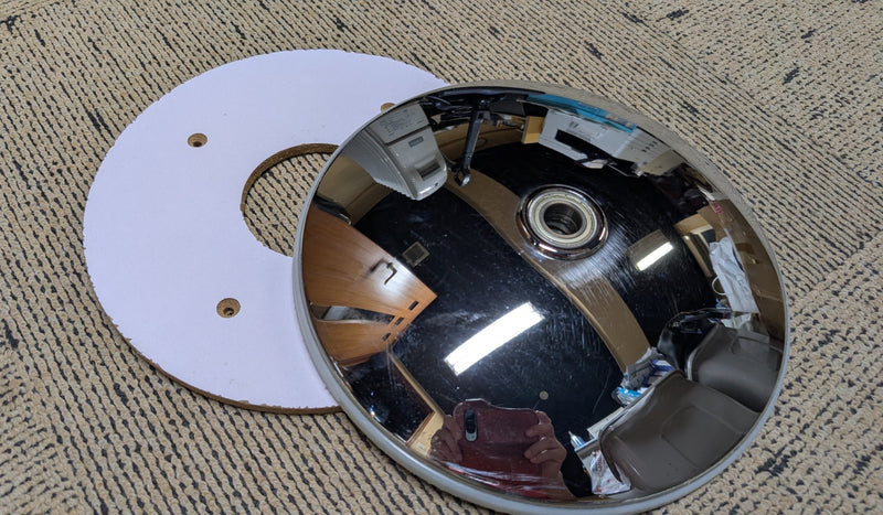 X-PERT PRO/2019年以降のX-PERT用ズレ止めプレート（直径30cm天井ドーム用）